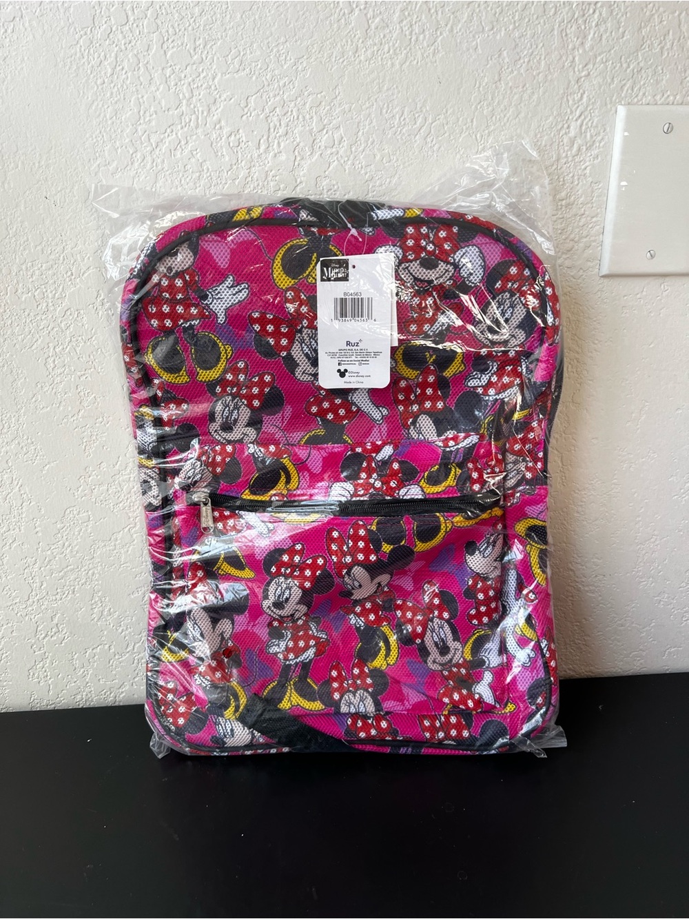 NWT Disney Minnie Mouse Ruz Mesh Full Sized Backpack